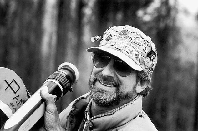 73. Berlinale, Steven Spielberg erhält den Goldenen Ehrenbären für sein Lebenswerk Jurassic Park Steven Spielberg Set Copyright: TBM UnitedArchives9647033