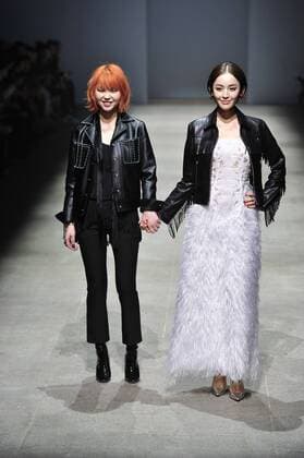 March 24, 2016 - Beijing, Beijing, CHN - Beijing, CHINA - March 24 2016: (EDITORIAL USE ONLY. CHINA OUT) 2016 F W Beijing Fashion Week: Models present ALEXANDER.T.ZHAO show. Beijing CHN  - ZUMAs145