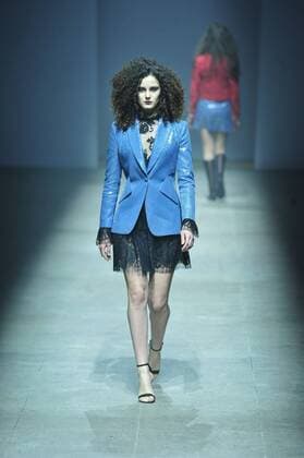 March 24, 2016 - Beijing, Beijing, CHN - Beijing, CHINA - March 24 2016: (EDITORIAL USE ONLY. CHINA OUT) 2016 F W Beijing Fashion Week: Models present ALEXANDER.T.ZHAO show. Beijing CHN  - ZUMAs145