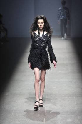 March 24, 2016 - Beijing, Beijing, CHN - Beijing, CHINA - March 24 2016: (EDITORIAL USE ONLY. CHINA OUT) 2016 F W Beijing Fashion Week: Models present ALEXANDER.T.ZHAO show. Beijing CHN  - ZUMAs145
