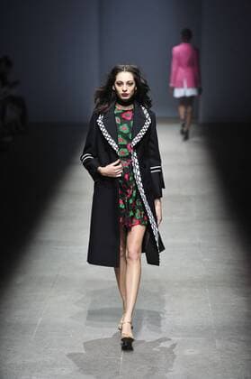 March 24, 2016 - Beijing, Beijing, CHN - Beijing, CHINA - March 24 2016: (EDITORIAL USE ONLY. CHINA OUT) 2016 F W Beijing Fashion Week: Models present ALEXANDER.T.ZHAO show. Beijing CHN  - ZUMAs145
