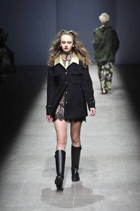 March 24, 2016 - Beijing, Beijing, CHN - Beijing, CHINA - March 24 2016: (EDITORIAL USE ONLY. CHINA OUT) 2016 F W Beijing Fashion Week: Models present ALEXANDER.T.ZHAO show. Beijing CHN  - ZUMAs145