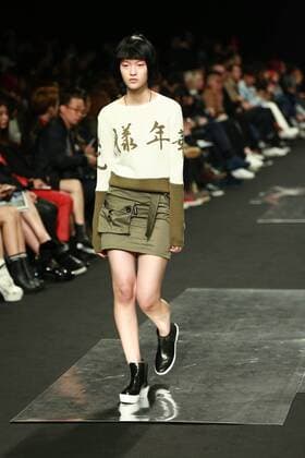 The second day of Seoul fashion week, CHARM S fashion show in Seoul, South Korea on 24th March, 2016.(China and South Korea Out)  20160323513