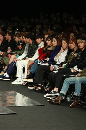The second day of Seoul fashion week, CHARM S fashion show in Seoul, South Korea on 24th March, 2016.(China and South Korea Out)  20160323599