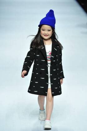 BEIJING, CHINA - MARCH 27: (CHINA OUT) A model showcases designs on the runway at Ting Zu Collection during the Mercedes-Benz China Fashion Week Autumn Winter 2016 2017 at Beijing Hotel on March 27, 2016 in Beijing, China.  CFP481774062
