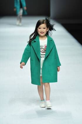 BEIJING, CHINA - MARCH 27: (CHINA OUT) A model showcases designs on the runway at Ting Zu Collection during the Mercedes-Benz China Fashion Week Autumn Winter 2016 2017 at Beijing Hotel on March 27, 2016 in Beijing, China.  CFP481774076