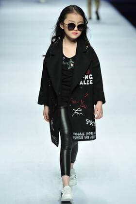 BEIJING, CHINA - MARCH 27: (CHINA OUT) A model showcases designs on the runway at Ting Zu Collection during the Mercedes-Benz China Fashion Week Autumn Winter 2016 2017 at Beijing Hotel on March 27, 2016 in Beijing, China.  CFP481774082