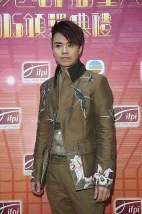 HONG KONG, CHINA - MARCH 29: (CHINA OUT) Singer Hins Cheung attends the recording of IFPI Hong Kong Music Top Sales Awards 2015 on March 29, 2016 in Hong Kong, China.  CFP481873375