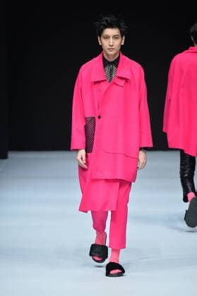 BEIJING, CHINA - MARCH 30: (CHINA OUT) A model showcases designs on the runway at SIVICO Collection during the Mercedes-Benz China Fashion Week Autumn Winter 2016 2017 at 751D.Park on March 30, 2016 in Beijing, China.  CFP481928308