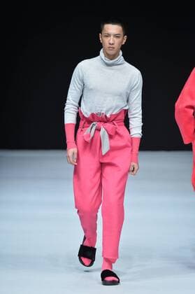 BEIJING, CHINA - MARCH 30: (CHINA OUT) A model showcases designs on the runway at SIVICO Collection during the Mercedes-Benz China Fashion Week Autumn Winter 2016 2017 at 751D.Park on March 30, 2016 in Beijing, China.  CFP481928309