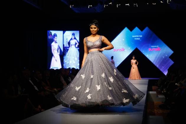 April 2, 2016 - Kathmandu, Nepal - A model presents a creation by a local designer during the final day of Nepal Fashion Week in Kathmandu, Nepal on April 2, 2016. Kathmandu Nepal  - ZUMAn230