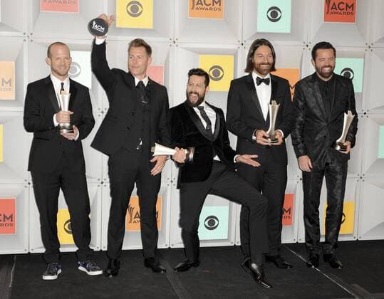 Country Music Awards in Las Vegas Old Dominion 51ST ANNUAL ACADEMY OF COUNTRY MUSIC AWARDS: PRESSROOM Las Vegas Patrick Rideaux PicturePerfect