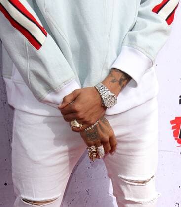 iHeartRadio Music Awards 2016 in Los Angeles Chris Brown IHEARTRADIO MUSIC AWARDS 2016 - ARRIVALS Los Angeles Michael Heart PicturePerfect