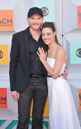 Country Music Awards in Las Vegas April 3, 2016 - Las Vegas, Nevada, United States of America - Singer Eric Paslay and wife Natalie Harker attend the 51st Academy Of Country Music Awards on April 3, 2016 at MGM Grand Arena in Las Vegas, Nevada Las Vegas United States of America - ZUMAt114