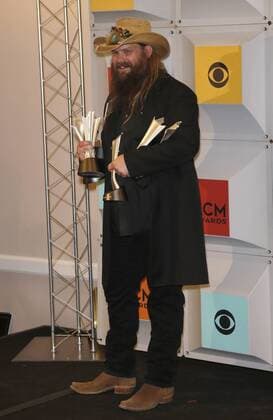 April 3, 2016 - Las Vegas, NV, United States - 03 April 2016 - Las Vegas, Nevada - Chris Stapleton. 51st Academy of Country Music Awards, ACM Awards, held at MGM Grand Garden Arena. Photo Credit: MJT AdMedia Las Vegas United States - ZUMAa123