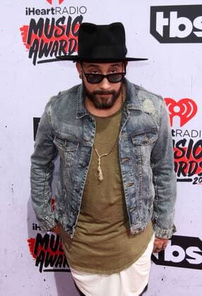 AJ McLean IHEARTRADIO MUSIC AWARDS 2016 - ARRIVALS Los Angeles Michael Heart PicturePerfect