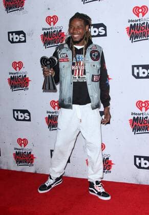 Fetty Wap IHEARTRADIO MUSIC AWARDS 2016 - PRESS ROOM Los Angeles Michael Heart PicturePerfect