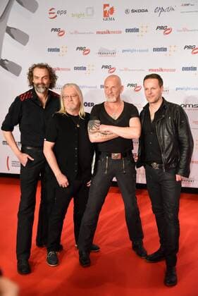 04.04..2016 xmfx Frankfurt am Main, Messe red carpet, Roter Teppich PRG Live Entertainment Award (LEA) 2016 Band Santiano Mitglieder: Axel Stosberg, Peter David Sage, Andreas Fahnert, Hans-Timm Hinrichsen, Björn Both