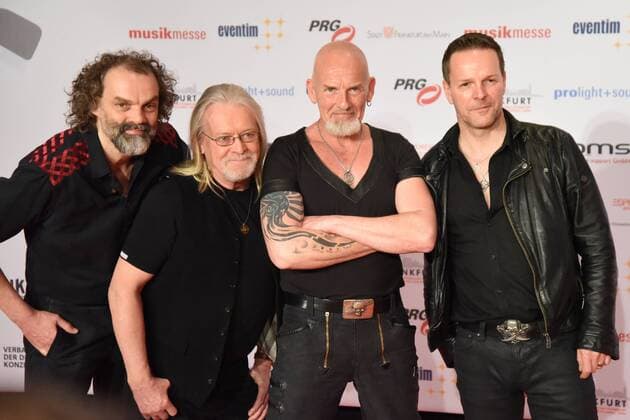 04.04..2016 xmfx Frankfurt am Main, Messe red carpet, Roter Teppich PRG Live Entertainment Award (LEA) 2016 Band Santiano Mitglieder: Axel Stosberg, Peter David Sage, Andreas Fahnert, Hans-Timm Hinrichsen, Björn Both