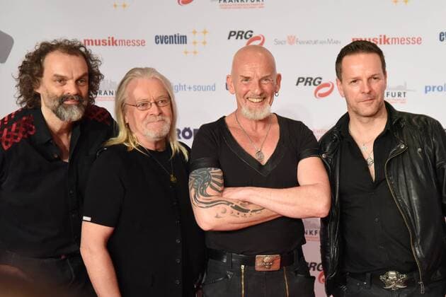 04.04..2016 xmfx Frankfurt am Main, Messe red carpet, Roter Teppich PRG Live Entertainment Award (LEA) 2016 Band Santiano Mitglieder: Axel Stosberg, Peter David Sage, Andreas Fahnert, Hans-Timm Hinrichsen, Björn Both
