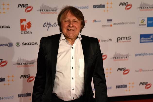 04.04..2016 xmfx Frankfurt am Main, Messe red carpet, Roter Teppich PRG Live Entertainment Award (LEA) 2016 Peter Urban , Musiker, Radio- und TV-Moderator