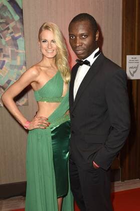 Anne-Kathrin Kosch und Thierry Bisso bei der 11. Victress Awards Gala 2016 im Hotel Titanic Chaussee. Berlin, 04.04.2016 Foto:xFredericx xFuturexImage