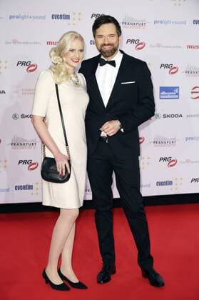 Sarah Knappik und Ingo Nommsen bei der Verleihung des PRG Live Entertainment Award 2016 in der Festhalle Frankfurt. Frankfurt am Main, 04.04.2016 Foto:xS.xGabschx xFuturexImage