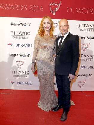 Andrea Sawatzki, Christian Berkel bei der Verleihung VICTRESS Award 2016 im Hotel Titanic Chausseestr. Berlin.
