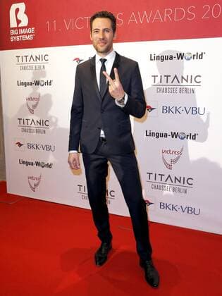 Alexander Mazza bei der Verleihung VICTRESS Award 2016 im Hotel Titanic Chausseestr. Berlin.