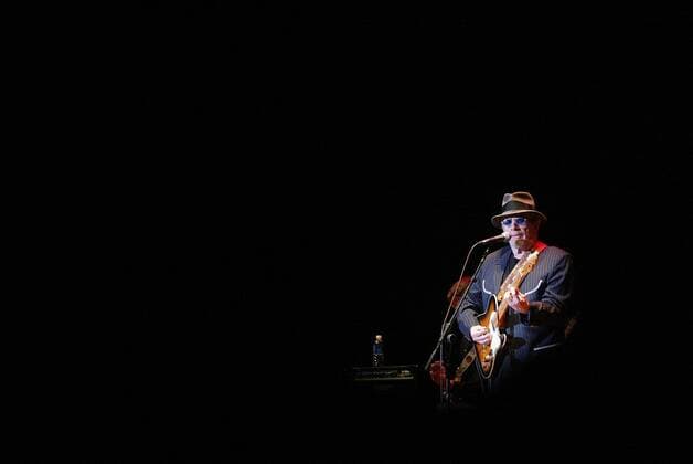 April 6, 2016 - File - Country music legend MERLE HAGGARD has died, He turned 79 on Wednesday. Haggard was inducted into the Country Music Hall of Fame in 1994. He was best known for his 1969 song Okie From Muskogee, along with dozens of other No. 1 hits. Pictured:MERLE HAGGARD plays a sold out show at The Fox Theater in Bakersfield. Bakersfield U.S. - ZUMAb76_