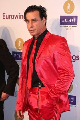 Till Lindemann von der Gruppe Rammstein bei der Verleihung vom Echo am 07.04.2016 in Berlin Echo Verleihung 2016 in Berlin 