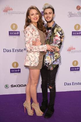 Joelina Drews und Marc Aurel Zeeb bei der Verleihung vom Echo am 07.04.2016 in Berlin Echo Verleihung 2016 in Berlin 