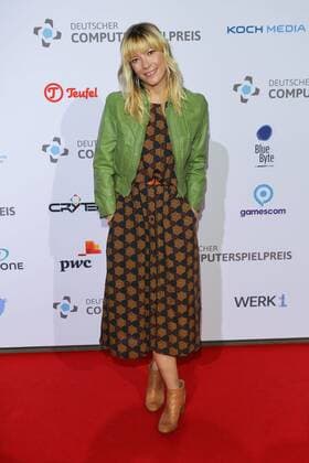 Mieze Katz (Band Mia), Verleihung des Deutschen Computerspielpreis 2016 in der BMW Welt in Muenchen am 07.04.2016