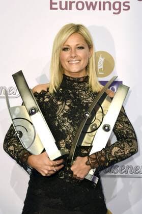 Helene Fischer it den Echos für Album des Jahres, für Crossover, die beste Musik-DVD Blu-ray national und den besten Live-Act national bei der 25. Verleihung des Echo 2016 in der Messe Berlin. Berlin, 07.04.2016 Foto:xFredericx xFuturexImage