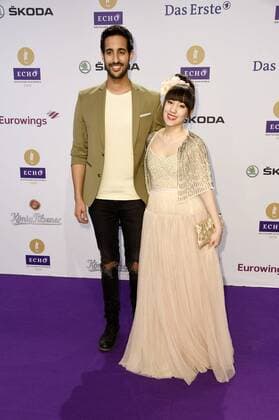 Sami Slimani und Melissa Lee bei der 25. Verleihung des Echo 2016 in der Messe Berlin. Berlin, 07.04.2016 Foto:xFredericx xFuturexImage