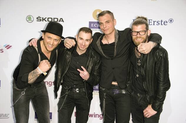 Frei.Wild bei der 25. Verleihung des Echo 2016 in der Messe Berlin. Berlin, 07.04.2016 Foto:xFredericx xFuturexImage