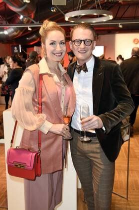 Elna-Margret zu Bentheim und Steinfurt und Jan-Henrik Scheper-Stuke bei der Verleihung des Theodor König Award 2016 im Ellington Hotel. Berlin, 08.04.2016 Foto:xFredericx xFuturexImage