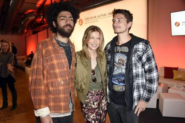 Noah Becker und Ursula Karven mit Sohn Christopher Veres bei der Verleihung des Theodor König Award 2016 im Ellington Hotel. Berlin, 08.04.2016 Foto:xFredericx xFuturexImage