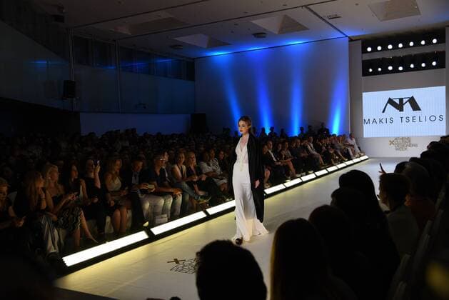 Presentation of the new collection of Makis Tselios, famous Greek Fashion designer 19th Athens Xclusive Designers Week, Xporting Greek Fashion, In Athens on April 9., 2016