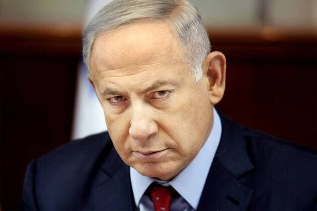 April 10, 2016 - Jerusalem, ISRAEL - Israeli Prime Minister Benjamin Netanyahu listens during the weekly cabinet meeting in Jerusalem, Sunday, April 10, 2016. Jerusalem ISRAEL - ZUMAp124