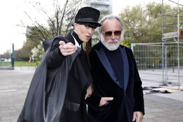 Esther Perbandt und Friedrich Liechtenstein bei der Eröffnung des Filmfestivals achtung berlin - new berlin film award mit dem Film Mann im Spagat: Pace, Cowboy, Pace im Kino International. Berlin, 13.04.2016 Foto:xS.xGabschx xFuturexImage