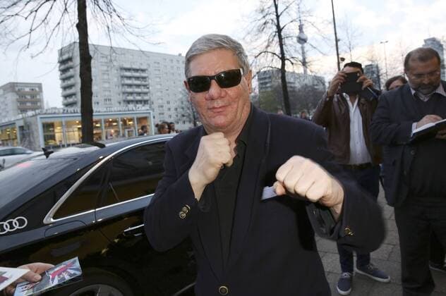 Claude-Oliver Rudolph bei der Eröffnung des Filmfestivals achtung berlin - new berlin film award mit dem Film Mann im Spagat: Pace, Cowboy, Pace im Kino International. Berlin, 13.04.2016 Foto:xS.xGabschx xFuturexImage