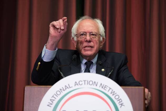 April 14, 2016 - April 14, 2016 Ã¢â‚¬œ New York, New York Ã¢â‚¬œ BERNIE SANDERS delivers remarks at the 25th Anniversary National Action Network convention. - ZUMAw133