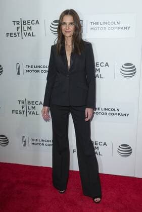 USA: All We Had Premiere at TFF Katie Holmes attends premiere All we had movie at Tribeca film festival at BMCC .  LevxRadin