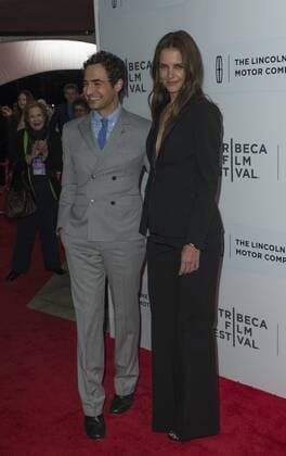 USA: All We Had Premiere at TFF Katie Holmes and Zac Posen attend premiere All we had movie at Tribeca film festival at BMCC .  LevxRadin