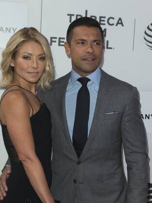 USA: All We Had Premiere at TFF Kelly Ripa and Mark Consuelos attend premiere All we had movie at Tribeca film festival at BMCC .  LevxRadin