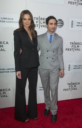 USA: All We Had Premiere at TFF Katie Holmes and Zac Posen attend premiere All we had movie at Tribeca film festival at BMCC .  LevxRadin