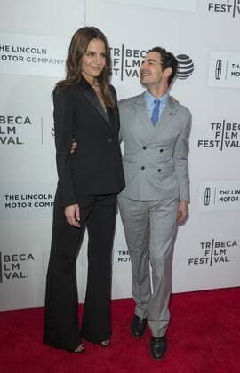USA: All We Had Premiere at TFF Katie Holmes and Zac Posen attend premiere All we had movie at Tribeca film festival at BMCC .  LevxRadin