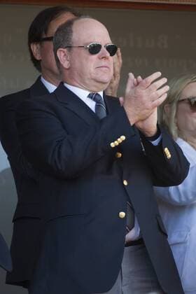 Fürst Albert II. von Monaco zu Gast beim Tennisturnier in Monte Carlo 206779 Olivier Anrigo Starface 2016-04-16 MONACO Monaco Rafael Nadal contre Andy Murray. Demi FinaleTournoi Rolex Master 1000 Monte Carlo.du 9 au 17 Avril 2016. samedi 16 Avril. Monaco. Prince Albert II (Monaco)  Copyright: xOlivierxAnrigox STAR_206779_002