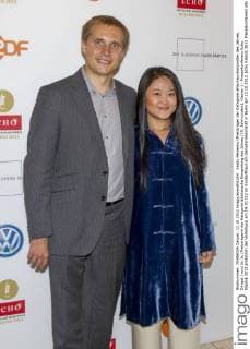 Vasily Petrenko (Preisträger der Kategorie „Nachwuchskünstler des Jahres, Dirigat ) und Jin Ju (Preisträgerin der Kategorie „Solistische Einspielung des Jahres (19. Jahrhundert), Klavier ) - Pressekonferenz Echo Klassik 2012 anlässlich der Verleihung am 14.10.212 im Konzerthaus am Genadarmenmarkt in Berlin am 12.10.2012. Echo Klassik 2012 Pressekonferenz